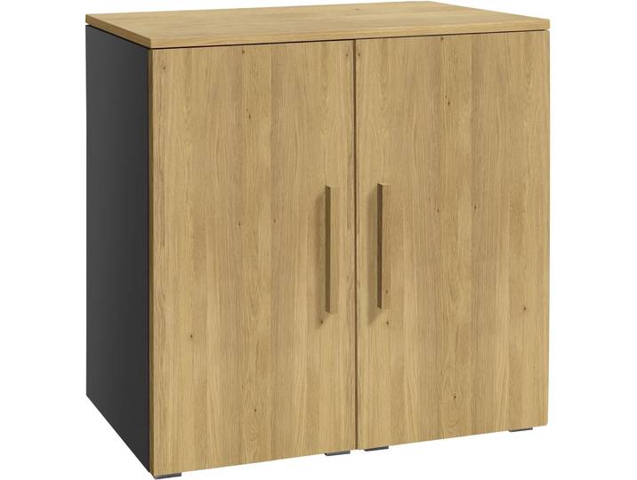 Hasena Kommode ant./Eiche bright 90cm - Farbe: eiche hell - Material: Holz/MDF - 46