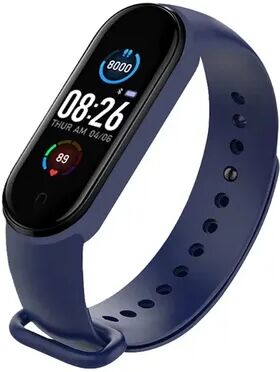 Uplift Treasures M4 Smart Watch Band, Heart, Blood Pressure & Activity Tracker For Daily Wellness blue