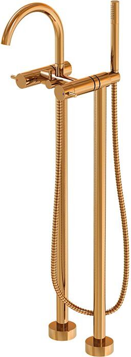 Steinberg Serie 100 Wannenarmatur 1001162RG Ausladung 231mm, freistehende Montage, Rose Gold