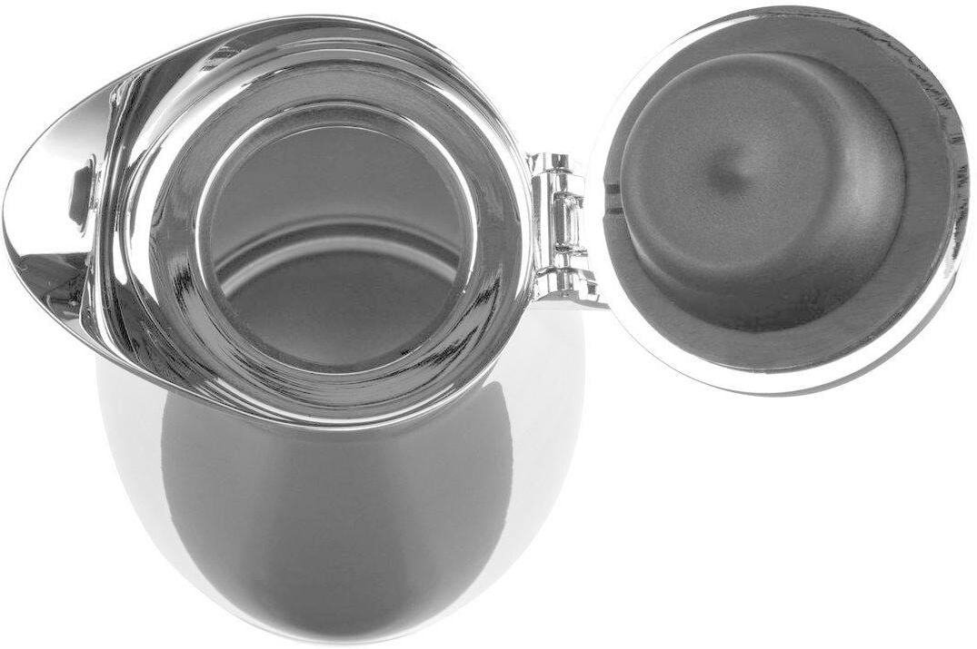 Isolierkanne EMSA "Eleganza", silber (silberfarben), Kannen, 1.000 l, Edelstahl, Isolierkanne silberfarben 1.000 l