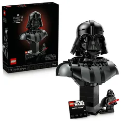 LEGO Star Wars 75439 Darth Vader Büste, Modellbau für Erwachsene