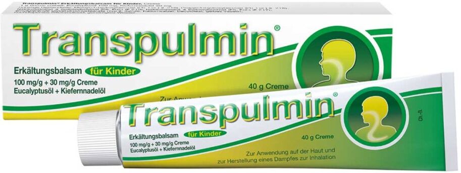 Transpulmin Erkältungsbalsam für Kinder bei Erkältung 40g