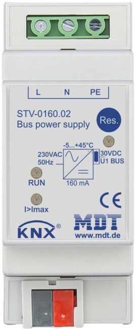 MDT technologies Alimentation bus régulée, 160mA STV-0160.02 (STV-0160.02)
