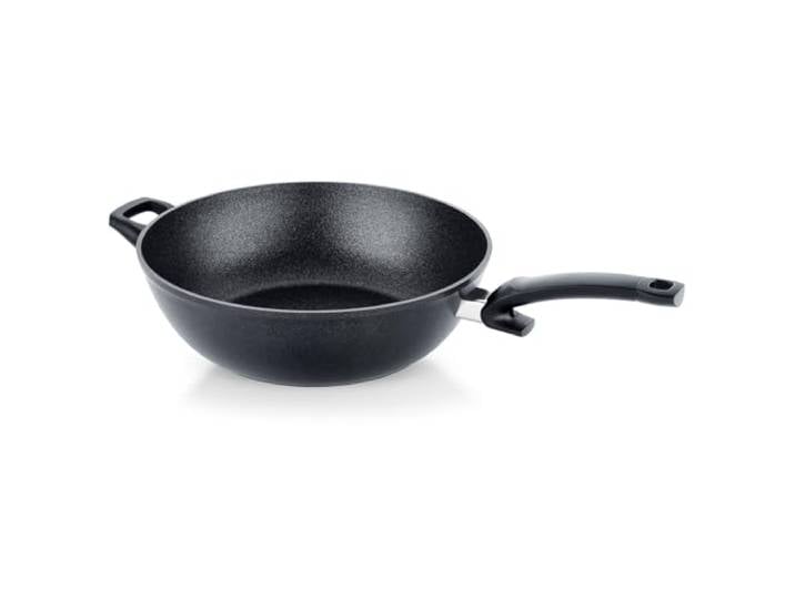 Fissler, AdamantServier-Wokpfanne (Ø 32 cm, 6 L), Aluminium, Antihaftbeschichtung, hoher Rand, Induktion
