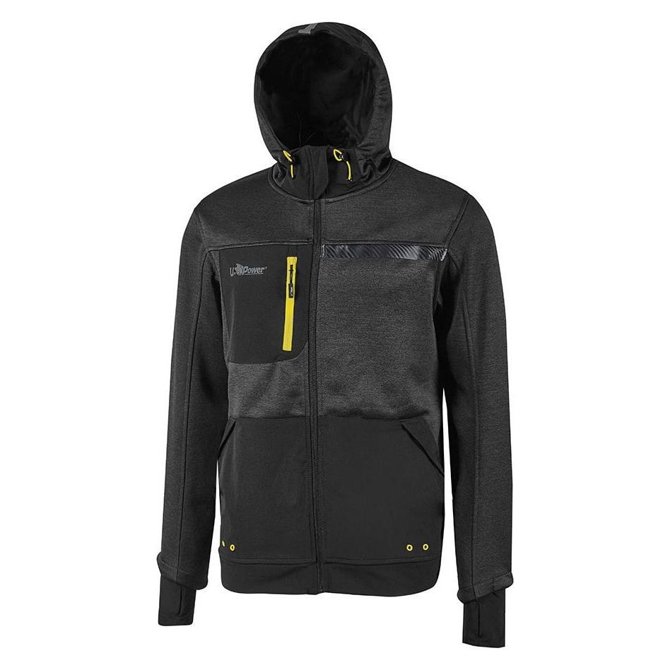U-Power WORKWEAR Galaxy schwarz carbon S (S) (FU275BC)