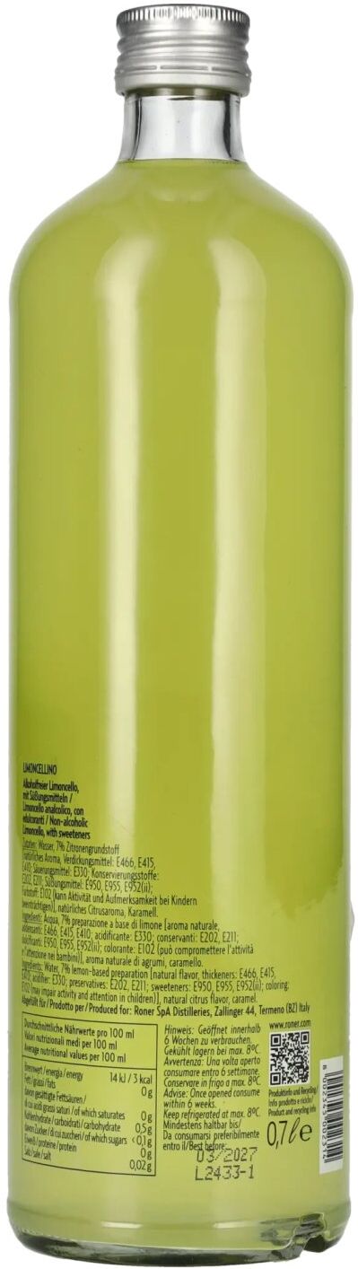 Limoncellino alcohol free 0.0 0,7l