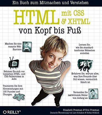 Elisabeth Freeman - HTML mit CSS & XHTML von Kopf bis Fuß - Preis vom 09.10.2026 07:28:09 h