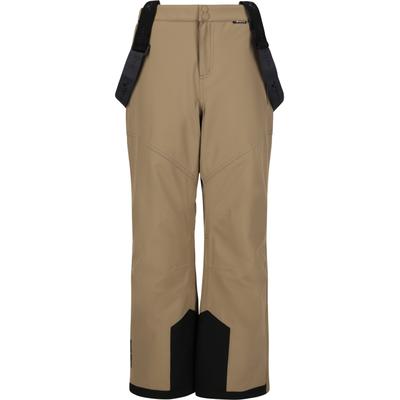 Skihose WHISTLER "Drizzle", Jungen, Gr. 128, EURO-Größen, braun, 100% Polyester, unifarben, lang, Hosen Skihose, mit Hosenträgern und wasserfester Eigenschaft