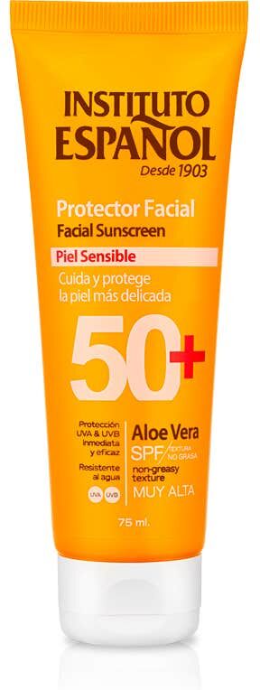 Instituto Español Protector Solar Facial Piel Sensible Spf50+ 75ml