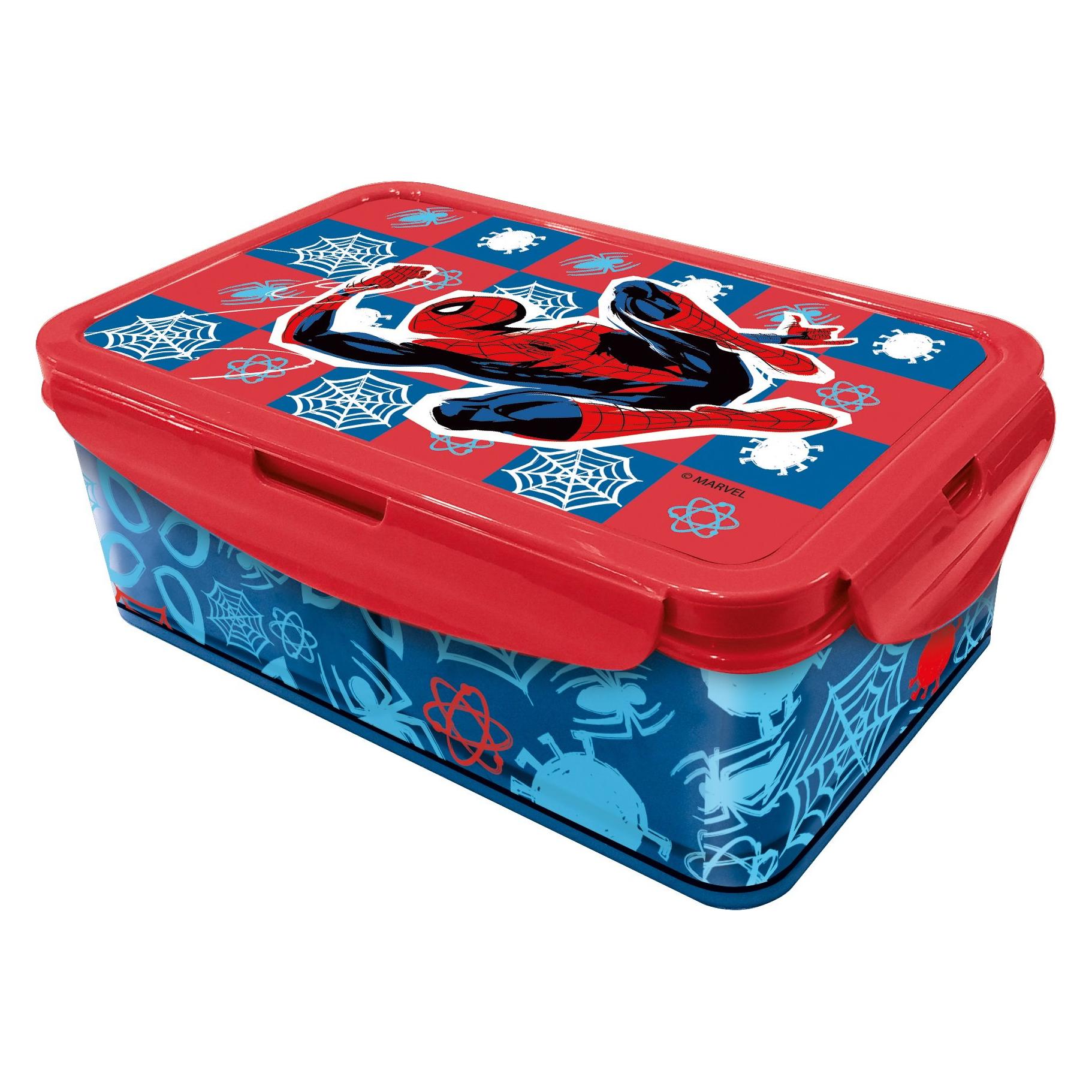 Stor Lunch Box w/Removable Compartments - Spider-Man (088808737-74745) (088808737-74745)
