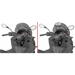 Givi, Navigationsgerät Zubehör, Support à monter sur le pare-brise pour S902A, S920M, S920L