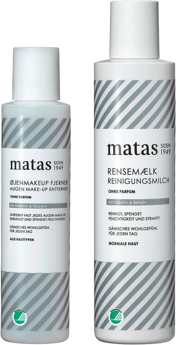 375ml MATAS Striber Reinigungs Duo (Augen Make-Up Entfer 125ml + Reinigungsmilch 250ml)