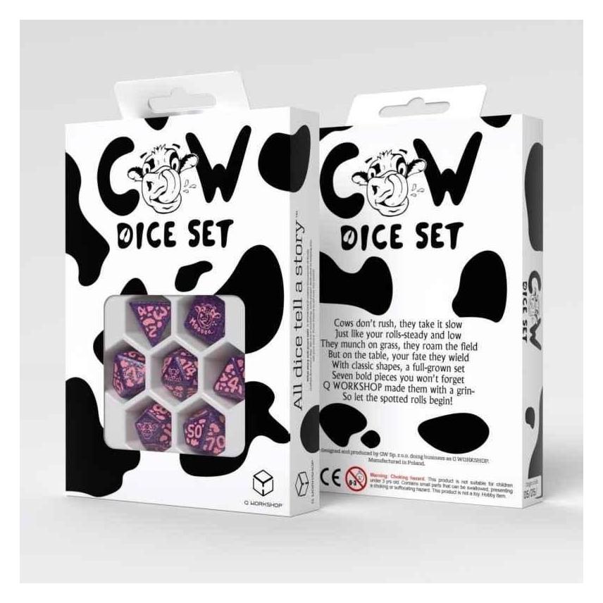 Q Workshop Cow Dice Set: RaMOOna (437474)