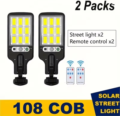 Inspire Essentials SolarSense 4 Pack Waterproof LED Outdoor Motion Sensor Light 2 Pc
