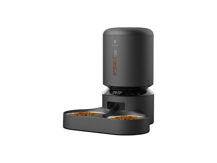 Futterautomat Petlibro Granary Dual Feeder 5 l, Schwarz , schwarz, B:19cm H:34,6cm T:33cm, Futterautomaten, Futterautomat