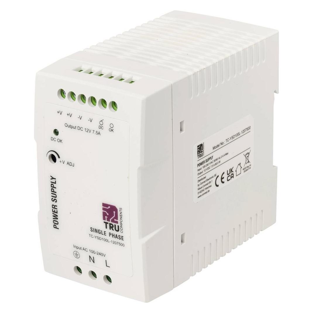 Tru Components TC-14382316 Hutschienen-Netzteil (DIN-Rail) Verbrauch (StandBy) 1 (TC-14382316)