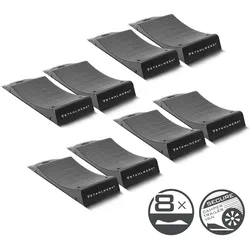 Stahlwerk, Reifen Zubehör, Reifenschoner Standplatten GT-18 ST 8er Set 2,7t Tragkraft Reifenwiege