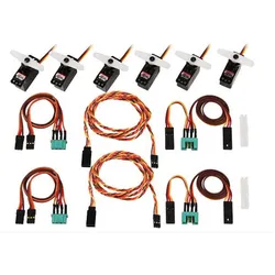 Multiplex ServoSet mit Kabelsatz M6/UNI LENTUS (komplett)