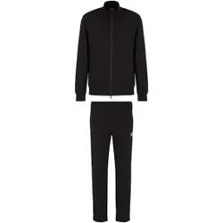 EA7 für Herren. 8NPV61_PJVRZ Trainingsanzug Regular fit schwarz (XXS), Lässig, Sportlich, Baumwolle, Multisport