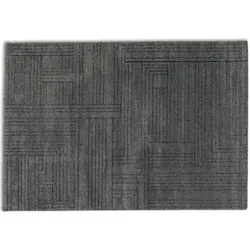 Schöner Wohnen Kollektion Teppich Pure Design D.242 C.040 Grafisch anthrazit 80 x 150 cm