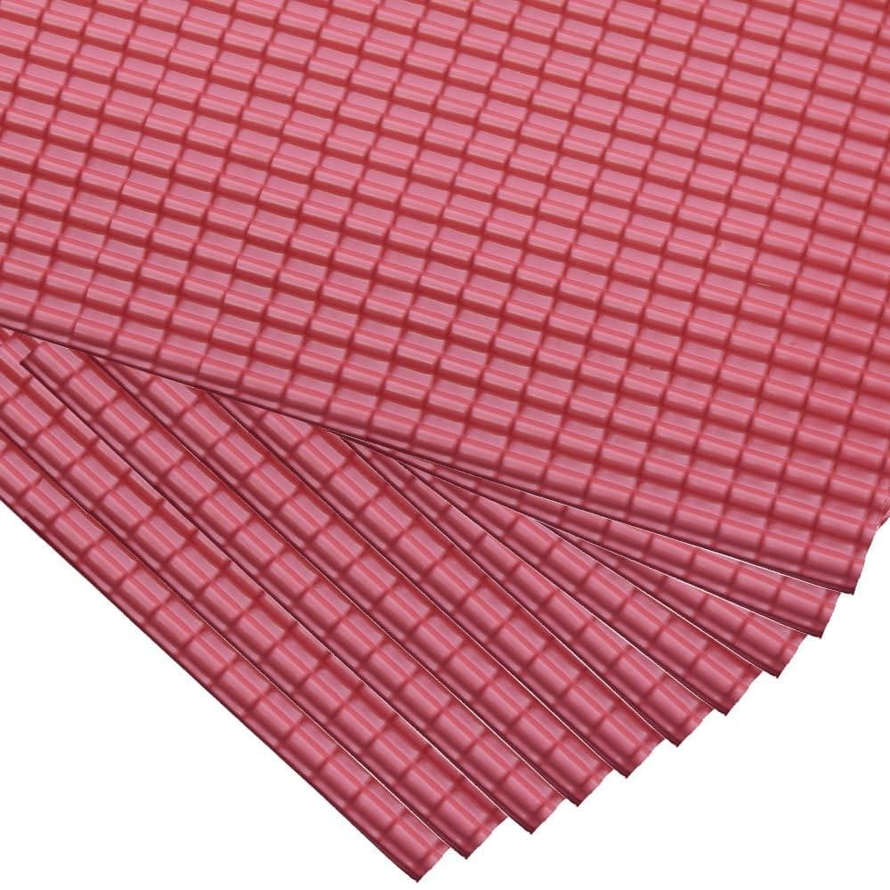 Dakplaten model PVC Rood 1:25 - 10 stuks