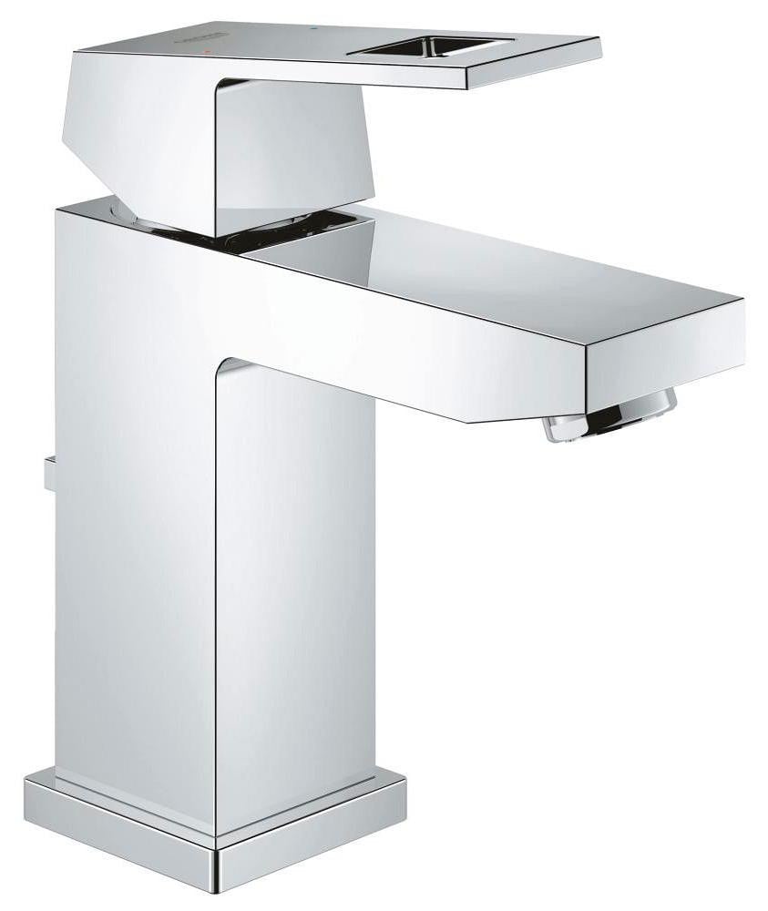 Grohe Eurocube EcoJoy wastafelmengkraan met afvoergarnituur en trekstang, chroom - 2312700E