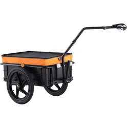 VEVOR Fahrradanhänger, 40 kg Tragkraft, Transportanhänger, faltbar und kompakt verstaubar, mit Universalkupplung, wasserdichte Abdeckung, 40,6 cm Räder, passend für 640-711 mm große Fahrradräder