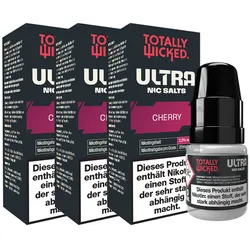 8 ml Totally Wicked ULTRA Nic Salts - 2,0 % (20 mg/ml) Cherry, 3er Pack