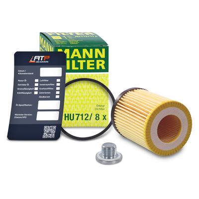 Mann-filter Ölfilter+Schraube+Ölwechselanhänger [Hersteller-Nr. 10491405] für Opel, Suzuki