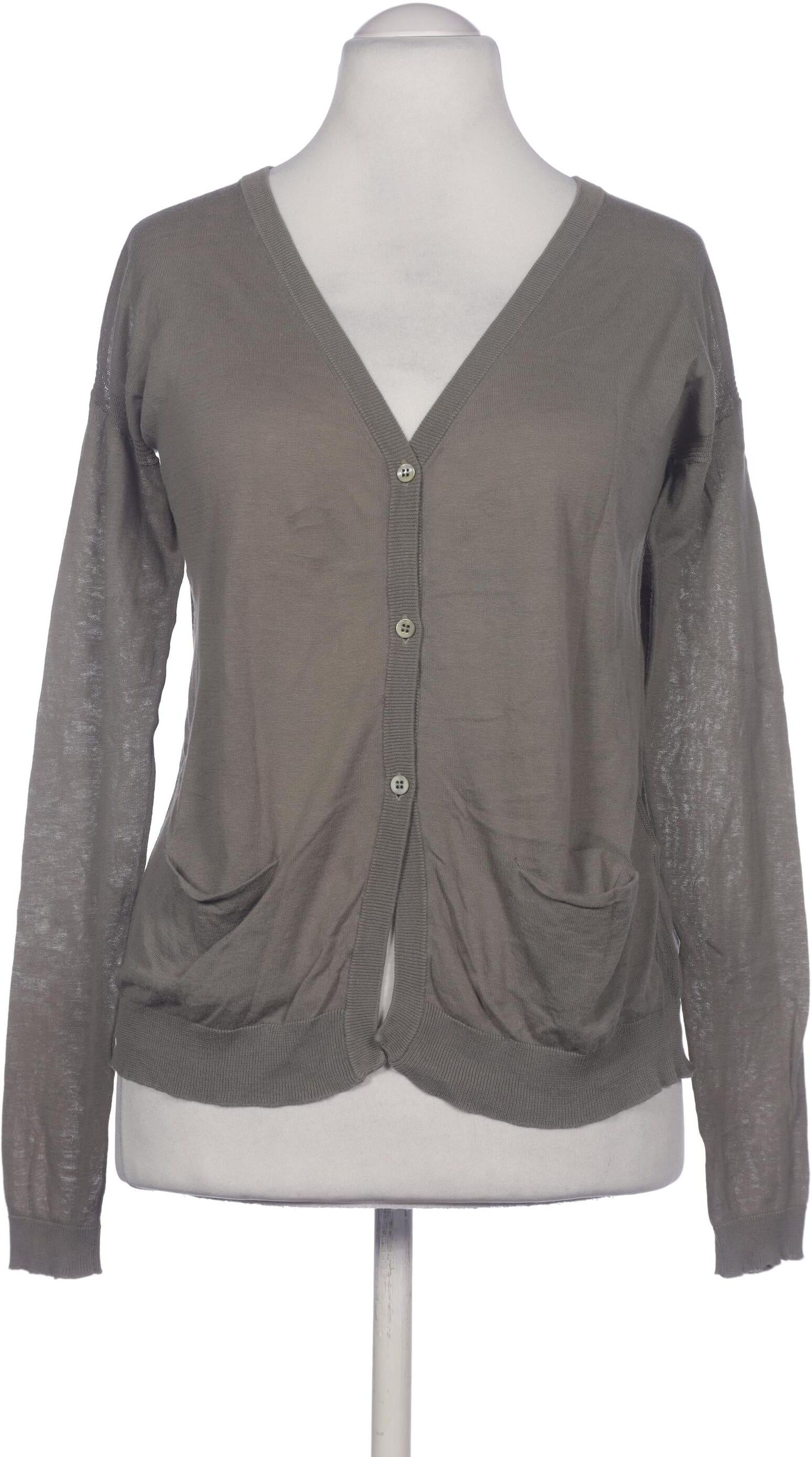 Dear Cashmere Damen Strickjacke, Grün, Gr. M, Baumwolle - Second Hand