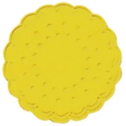 250 Tissue-Untersetzer, rund Ø 7,5 cm Kiwi Mehrlagig