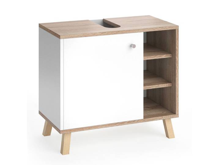 Meuble sous vasque simple Senyo 60x54cm Blanc Vicco 36350