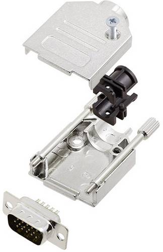 Amphenol L17DTZK09+L717HDE15P D-SUB Stiftleisten-Set 180° Polzahl: 15 Lötkelch 1St.