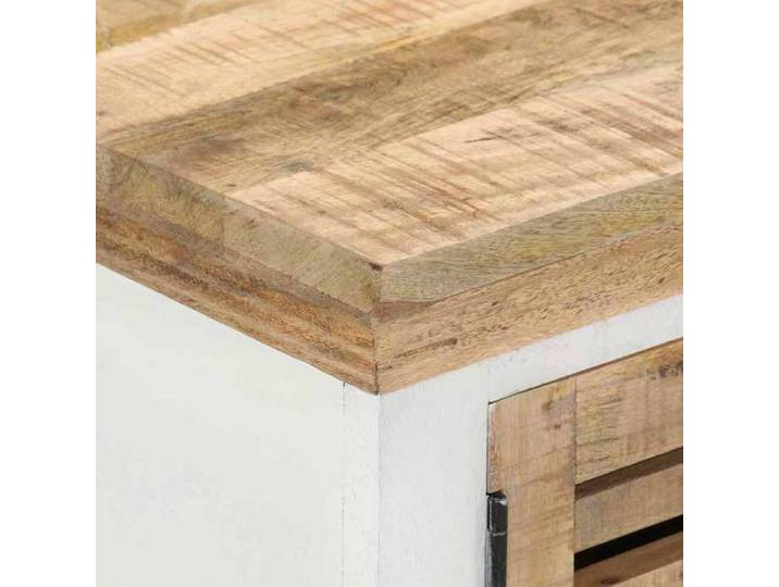 Elégant Armoire d'angle Brun - Meuble TV 110x30x40cm - bois massif de manguier PRO4254281164272