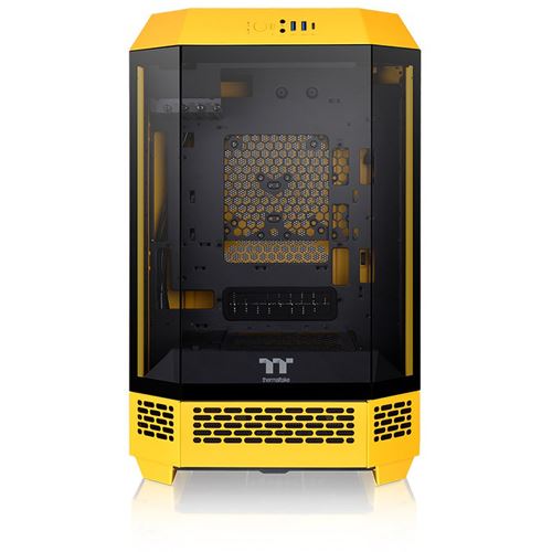 Thermaltake The Tower 300 Bumblebee Mini Tower ohne Netzteil gelb/schwarz