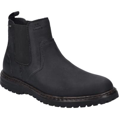 Stiefelette JOSEF SEIBEL "Erroll 51, schwarz", Herren, Gr. 45, schwarz, Obermaterial: 100% Rindsleder Leather cow., Schuhe Stiefelette