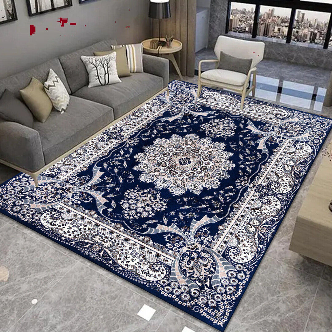 Latitude Vive Braeya Area Rug Blue Rectangle 200 x 290cm