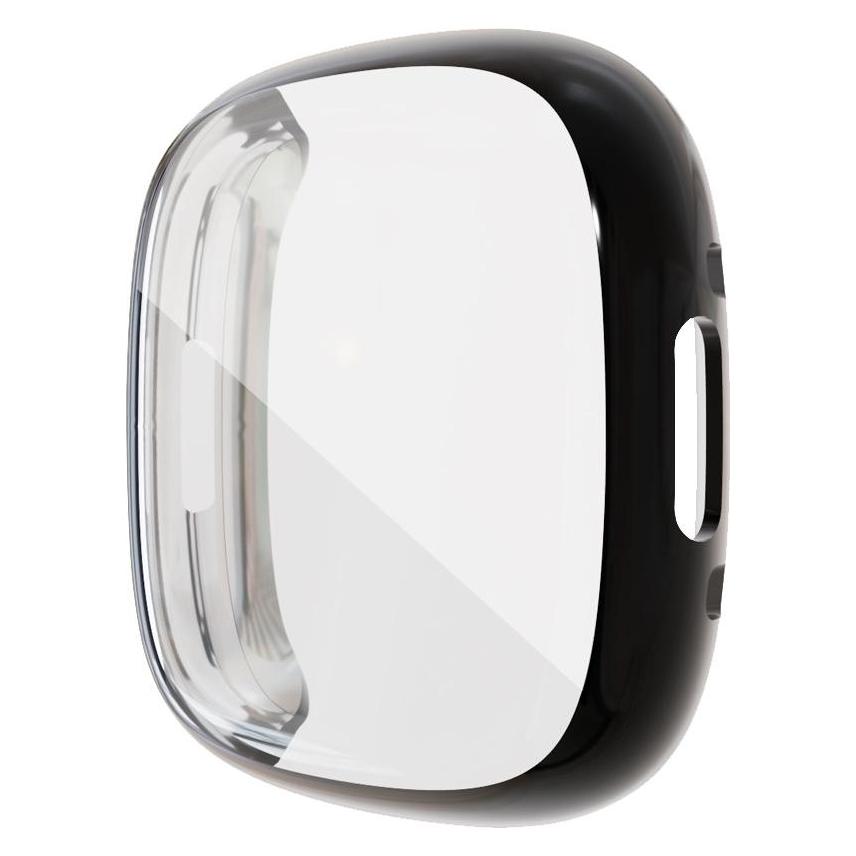 Cover-Discount Fitbit Versa 4 / Fitbit Sense 2 - Gummi Schutz Case schwarz (EDA003615501A)