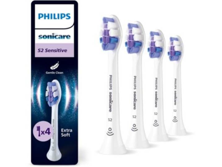 Philips - Brossette Dentaire Sonicare Lot De 4 - Hx6054/87 White Sensitive S