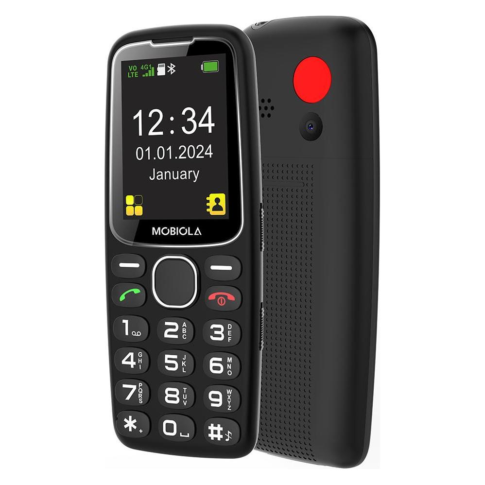 Mobiola GSM-TELEFON MB4120 4G-TELEFON FÜR SENIOREN SCHWARZ (60441837)