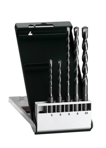 Bosch Accessories 2609255541 Hammerbohrer-Set 5teilig 5 mm, 6 mm, 6 mm, 8 mm, 10 mm SDS-Plus 1 Set