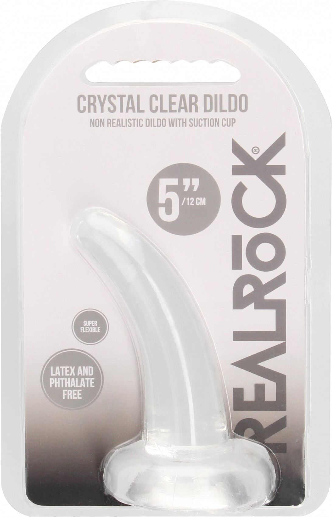 RealRock Dildo Jelly 11,5cm Suction Cup - Transparent