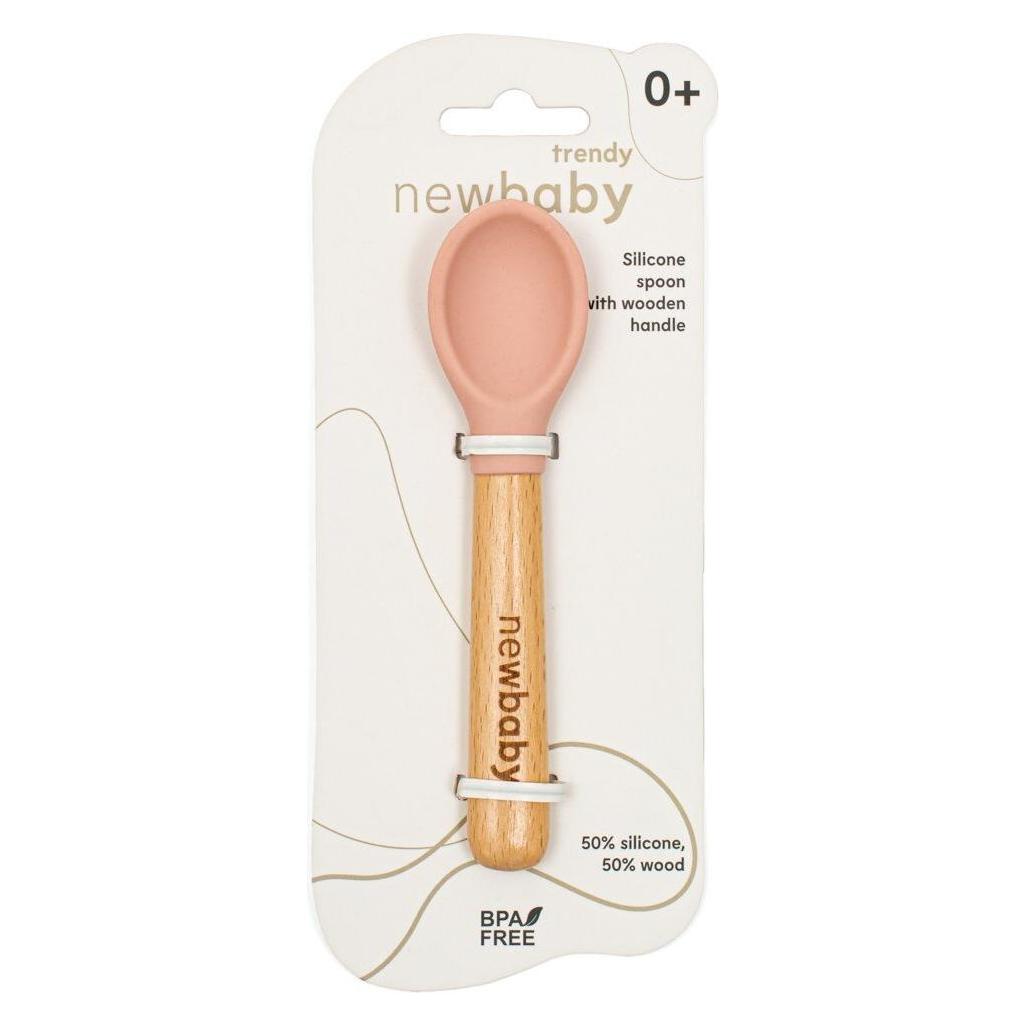 Wiky Silikonlöffel mit Holzgriff New Baby rosa (57941253)
