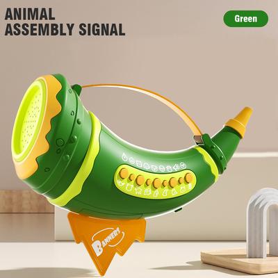 JoyToys Animal Caller Toy With 30 Sounds Interactive Learning Whistle For Kids green
