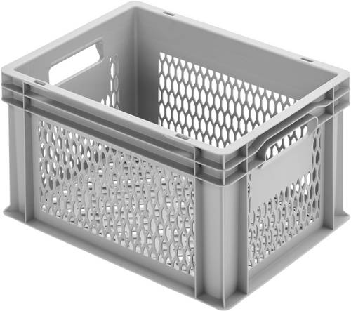 Alutec 75045 Kunststoffbox vergittert (B x H x T) 400 x 235 x 300mm Grau 1St.