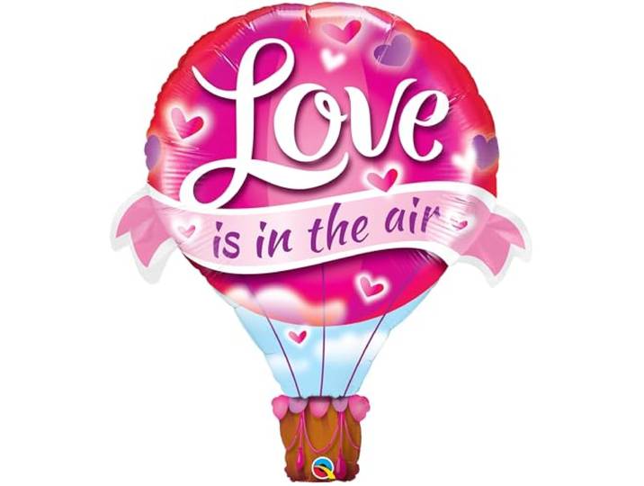 Folat - Folieballon 'Love is in the air' - 107cm