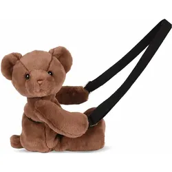 Doudou et Compagnie Umhängetasche Bär braun 30cm (30 cm)