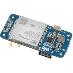 WaveShare SIM7600G-H 4G HAT (B) für Raspberry Pi, Mobilfunk und GNSS, Entwicklungsboard + Kit