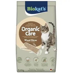 Biokats Organic Care Wood Fibres 11,4kg Premiumkatzenstreu