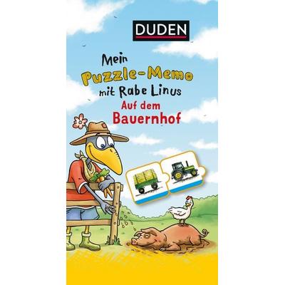 Mein Puzzlememo mit Rabe Linus – Auf dem Bauernhof